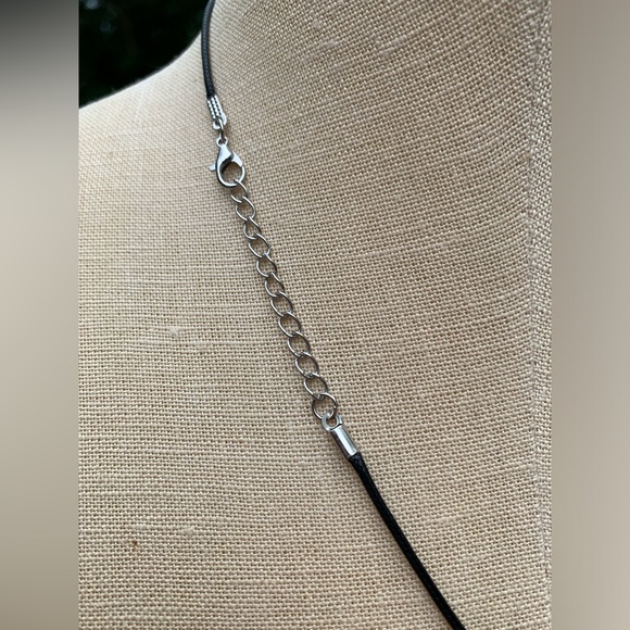 Handmade Genuine Stone Mini Moon Amulet Necklace - Picture 7 of 11